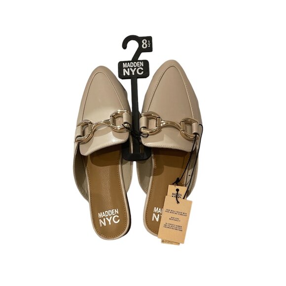 Women's Tania Slip-on Mule, Madden NYC, 81/2, Bone NWT - Picture 3 of 6